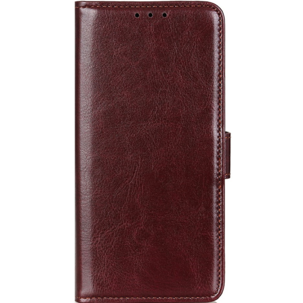 "Binfen" Flip Book Case - Brown (Galaxy A56)