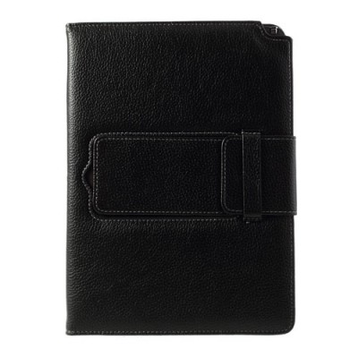 Samsung Galaxy Note 10.1 2014 P600 (P605) atverčiamas juodas odinis dėklas su bluetooth belaide klaviatūra / Priedai.lt