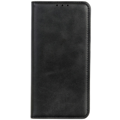 Samsung Galaxy A56 "Split" black leather flip case - book | Priedai.lt