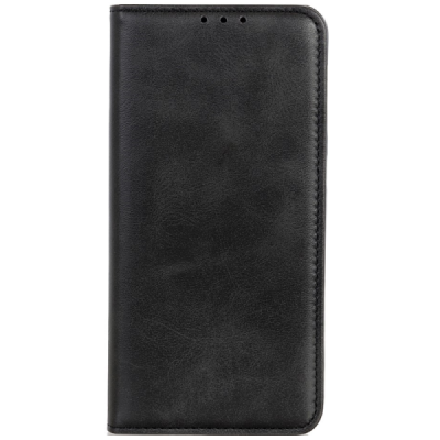Samsung Galaxy A36 "Split" black leather flip case - book | Priedai.lt
