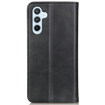 Samsung Galaxy A17 / A26 "Split" black leather flip case - book | Priedai.lt