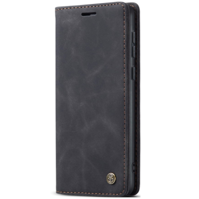 Samsung Galaxy A36 CaseMe Retro Solid Flip Case Book - Black | Priedai.lt