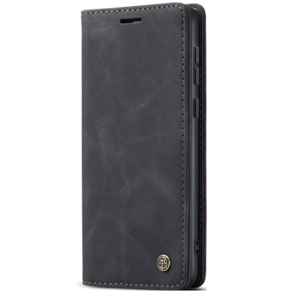 „CaseMe“ Retro Solid Flip Case - Black (Galaxy A36)