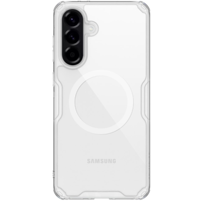 "Nillkin" Nature TPU Pro Magnetic MagSafe Samsung Galaxy A56 clear, transparent Hard Silicone Case Cover | Priedai.lt