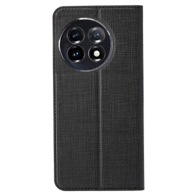 OnePlus 11 "ViLi" DMX Solid Flip Case Book - Black | Priedai.lt