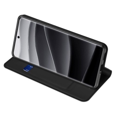 Xiaomi Redmi Note 14 Pro+ 5G "Dux Ducis" Skin Flip Book Case Cover - black | Priedai.lt