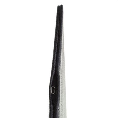 Samsung Galaxy Note 10.1 2014 P600 (P605) atverčiamas juodas odinis dėklas su bluetooth belaide klaviatūra / Priedai.lt