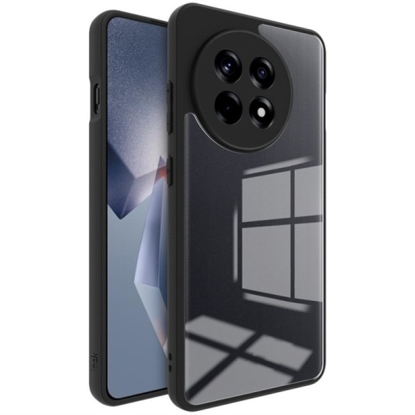 "Imak" hard silicone (TPU) case - clear / black (OnePlus 13R / Ace 5)