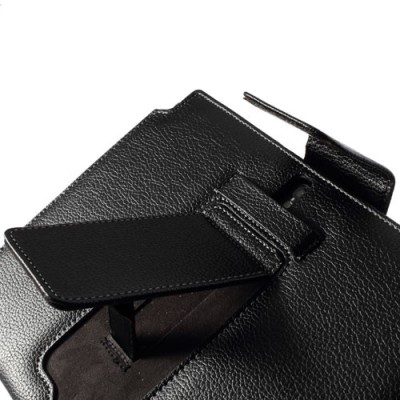 Samsung Galaxy Note 10.1 2014 P600 (P605) atverčiamas juodas odinis dėklas su bluetooth belaide klaviatūra / Priedai.lt