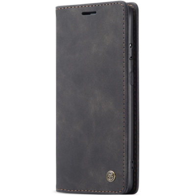 OnePlus 8T CaseMe Retro Solid Flip Case Book - Black | Priedai.lt