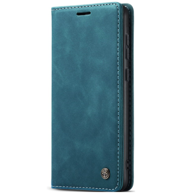 OnePlus 12 CaseMe Retro Solid Flip Case Book - Green | Priedai.lt