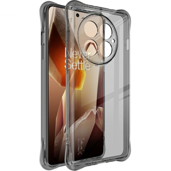 "Imak" reinforced protection hard silicone (TPU) airbag case - grey (OnePlus 13)