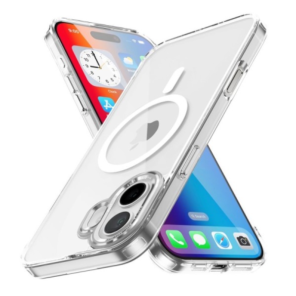"Tubi" MagSafe Hard Silicone (TPU) Case - Clear (iPhone 16 Plus)