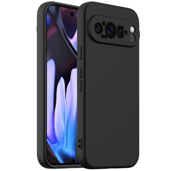 "Shell" MagSafe Hard Silicone (TPU) Case Cover - Black (Pixel 9 Pro)