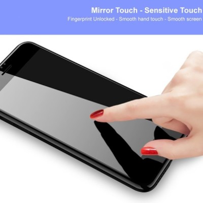 Samsung Galaxy A56 / A36 "IMAK" Tempered Glass reinforced protection black full coverage protective screen glass | Priedai.lt