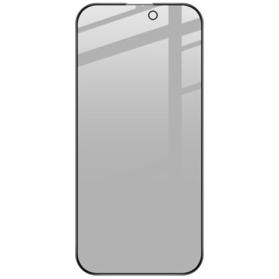 Apple iPhone 16 Pro Max "IMAK" Tempered Glass privacy enhanced protection black full coverage screen protector | Priedai.lt
