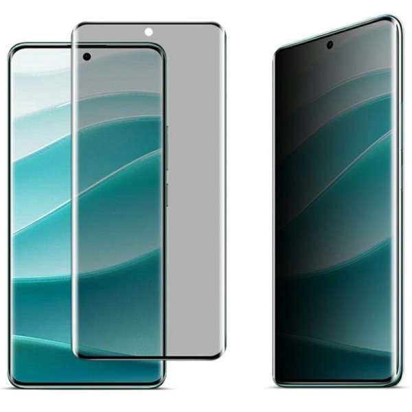 "IMAK" Tempered Glass black screen protector - privacy (Redmi Note 14 Pro 5G / Note 14 Pro+ 5G / Poco X7 5G)