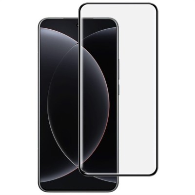 Xiaomi 15 Ultra "IMAK" Tempered Glass reinforced protection black full coverage protective screen glass | Priedai.lt