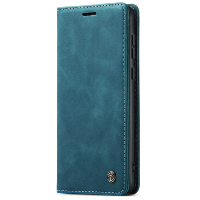 Samsung Galaxy A56 CaseMe Retro Solid Flip Case Book - Green | Priedai.lt