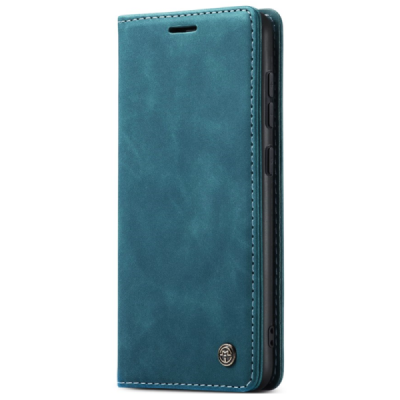 Samsung Galaxy S24+ / S25+ CaseMe Retro Solid Flip Case Book - Green | Priedai.lt