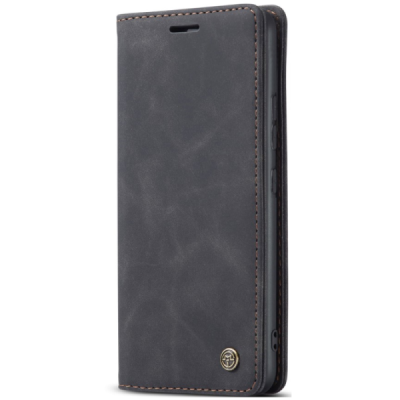 Samsung Galaxy S10 Lite CaseMe Retro Solid Flip Case Book - Black | Priedai.lt