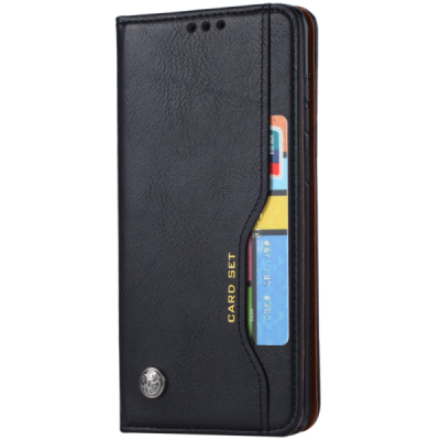 Samsung Galaxy A9 2018 Boyu Solid Flip Book Case - Black | Priedai.lt