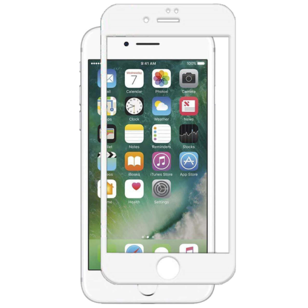 "Rurihai" 3D Tempered Glass full coverage protective screen glass - black (iPhone 7 Plus / 8 Plus)