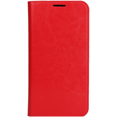 Apple iPhone 11 Pro Max red leather flip case | Priedai.lt