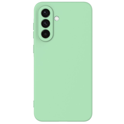 Samsung Galaxy A36 "Shell" hard liquid silicone (TPU) case green - cover | Priedai.lt