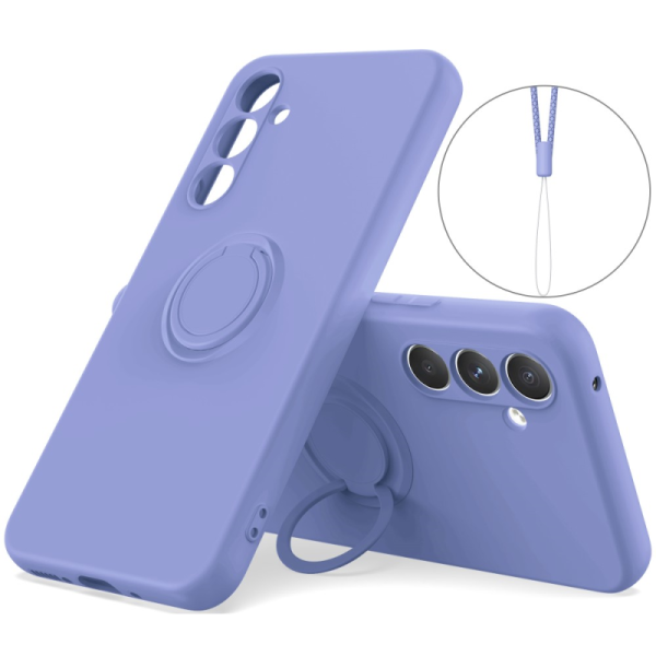 Ring Kickstand (TPU) Case - purple (Galaxy A35)
