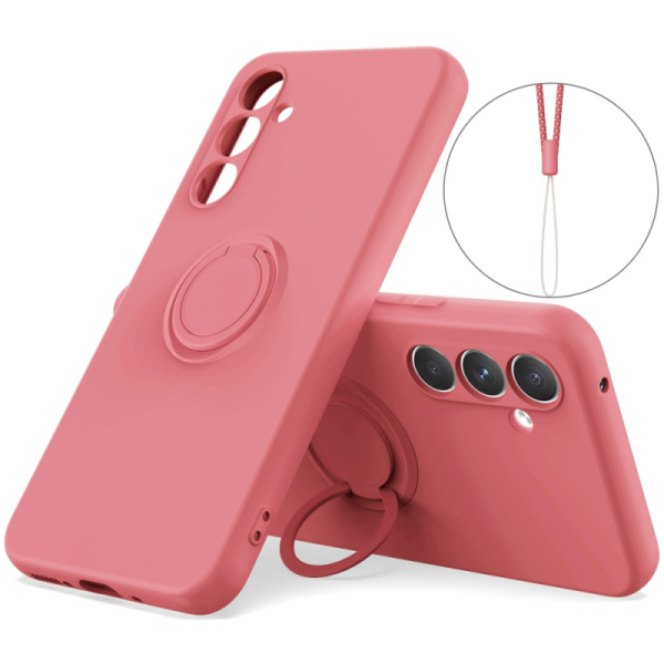Ring Kickstand (TPU) Case - red (Galaxy A35)