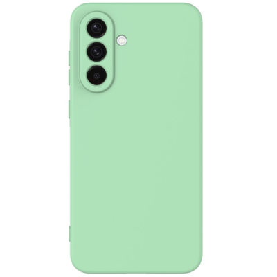 Samsung Galaxy A26 "Shell" hard liquid silicone (TPU) case green - cover | Priedai.lt