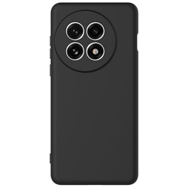 "Shell" hard silicone (TPU) case - black (OnePlus 13R / Ace 5)