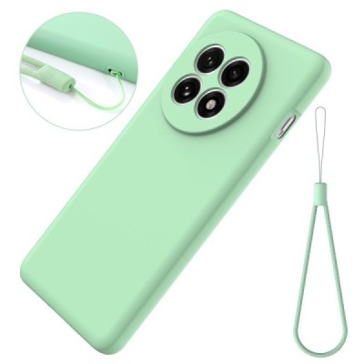 OnePlus 13R "Shell" hard liquid silicone (TPU) case green - cover | Priedai.lt