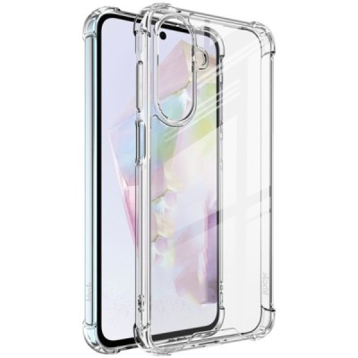 Samsung Galaxy A26 "Imak" reinforced protection hard silicone TPU clear, transparent case - back | Priedai.lt