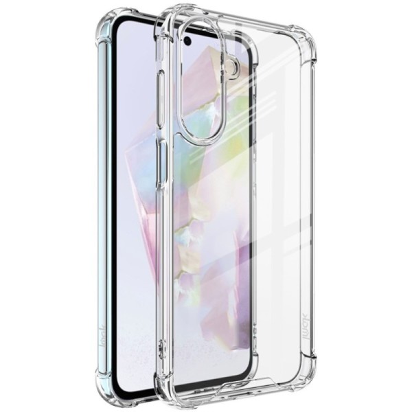 "Imak" reinforced protection hard silicone (TPU) case - transparent (Galaxy A26)