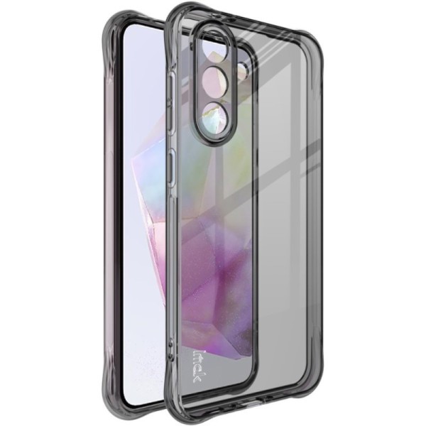 "Imak" reinforced protection hard silicone (TPU) airbag case - grey (Galaxy A36)