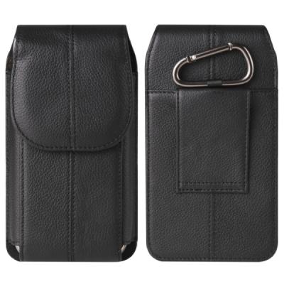 "Longsheng" Carabiner Universal Vertical Black Belt Bag Holster (XXL Size) | Priedai.lt