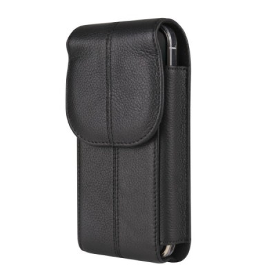"Longsheng" Carabiner Universal Vertical Black Belt Bag Holster (XL Size) | Priedai.lt