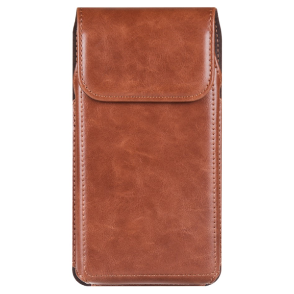 "Longsheng" Belt universal vertical holster bag for belt - Light Brown (size XXL)