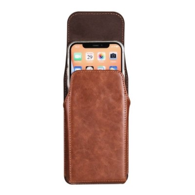 "Longsheng" Belt Universal Vertical Light Brown Belt Bag Holster (XXL Size) | Priedai.lt