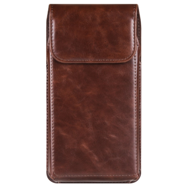 "Longsheng" Belt universal vertical holster bag for belt - Brown (size XXL)