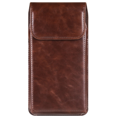"Longsheng" Belt Universal Vertical Brown Belt Bag Holster (XL Size) | Priedai.lt