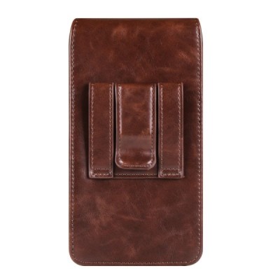 "Longsheng" Belt Universal Vertical Brown Belt Bag Holster (XL Size) | Priedai.lt