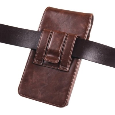"Longsheng" Belt Universal Vertical Brown Belt Bag Holster (XL Size) | Priedai.lt