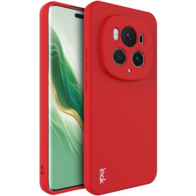 Huawei Honor Magic6 Pro „Imak“ hard silicone TPU red case - back | Priedai.lt