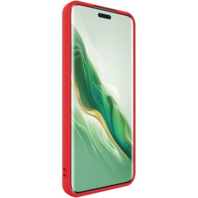 Huawei Honor Magic6 Pro „Imak“ hard silicone TPU red case - back | Priedai.lt