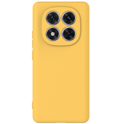 Xiaomi Redmi Note 14 Pro+ 5G "Shell" hard liquid silicone (TPU) case yellow - cover | Priedai.lt