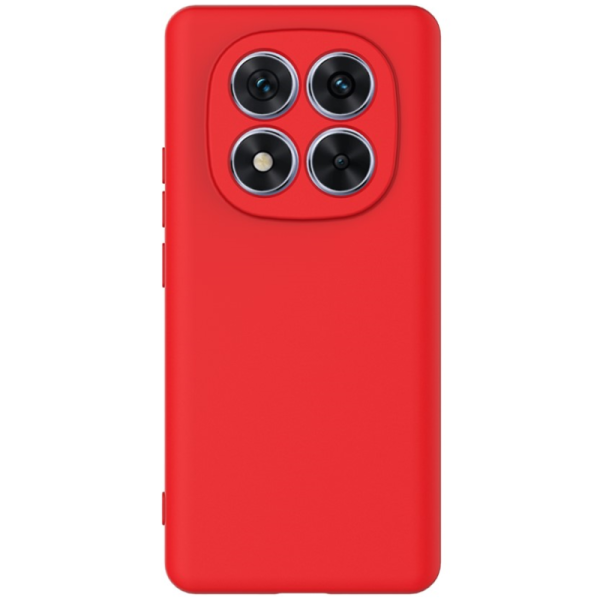 "Shell" hard silicone (TPU) case - red (Redmi Note 14 Pro+ 5G)
