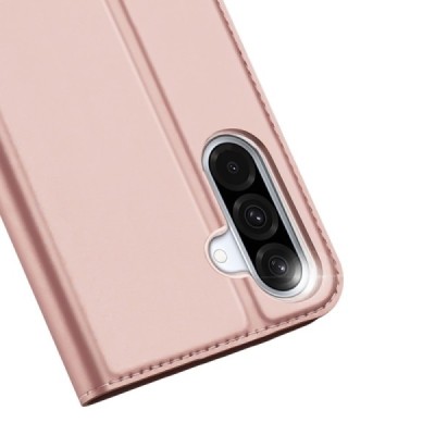 Samsung Galaxy A56 / A36 "Dux Ducis" Skin Flip Book Case Cover - Pink | Priedai.lt